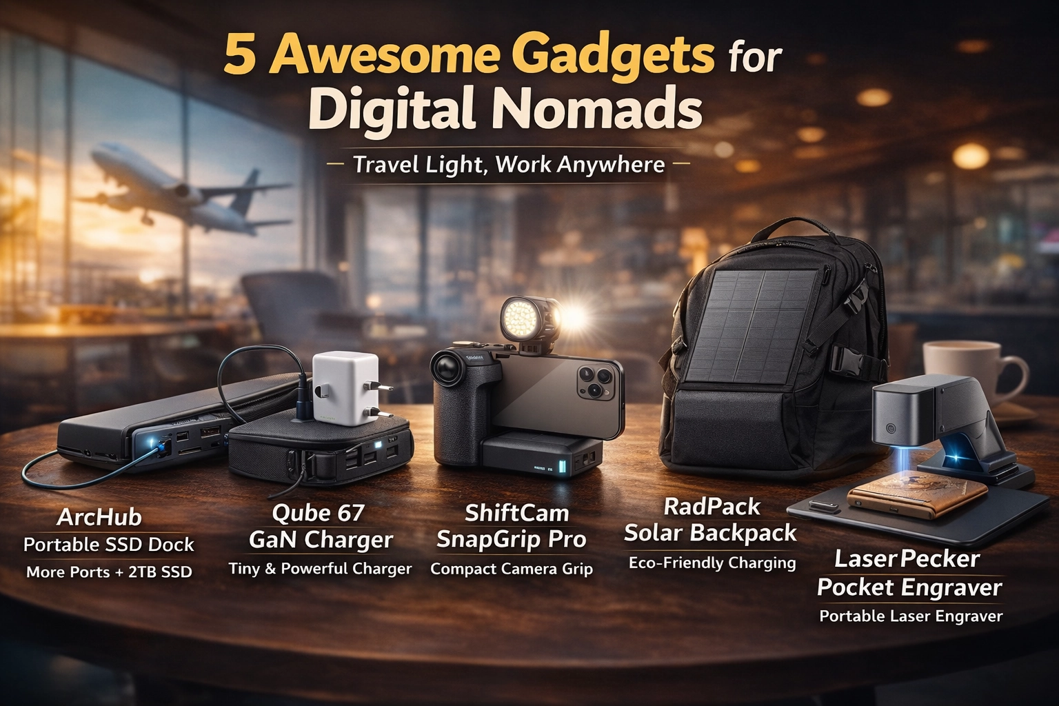 5 Must-Have Digital Nomad Gadgets for Remote Work