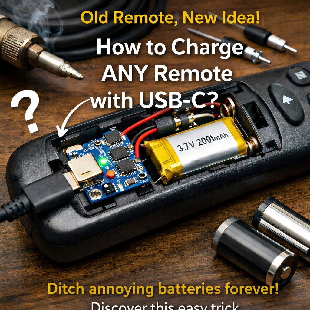 USB-C remote charging hack DIY modification